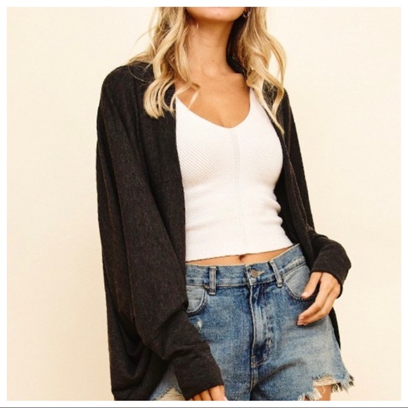 #48 Fabulous Open Front Shawl Cardigan - Picture 4 of 5